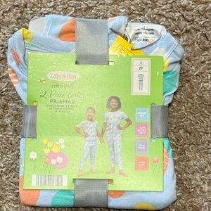 Kids Pajamas - Blue and Orange